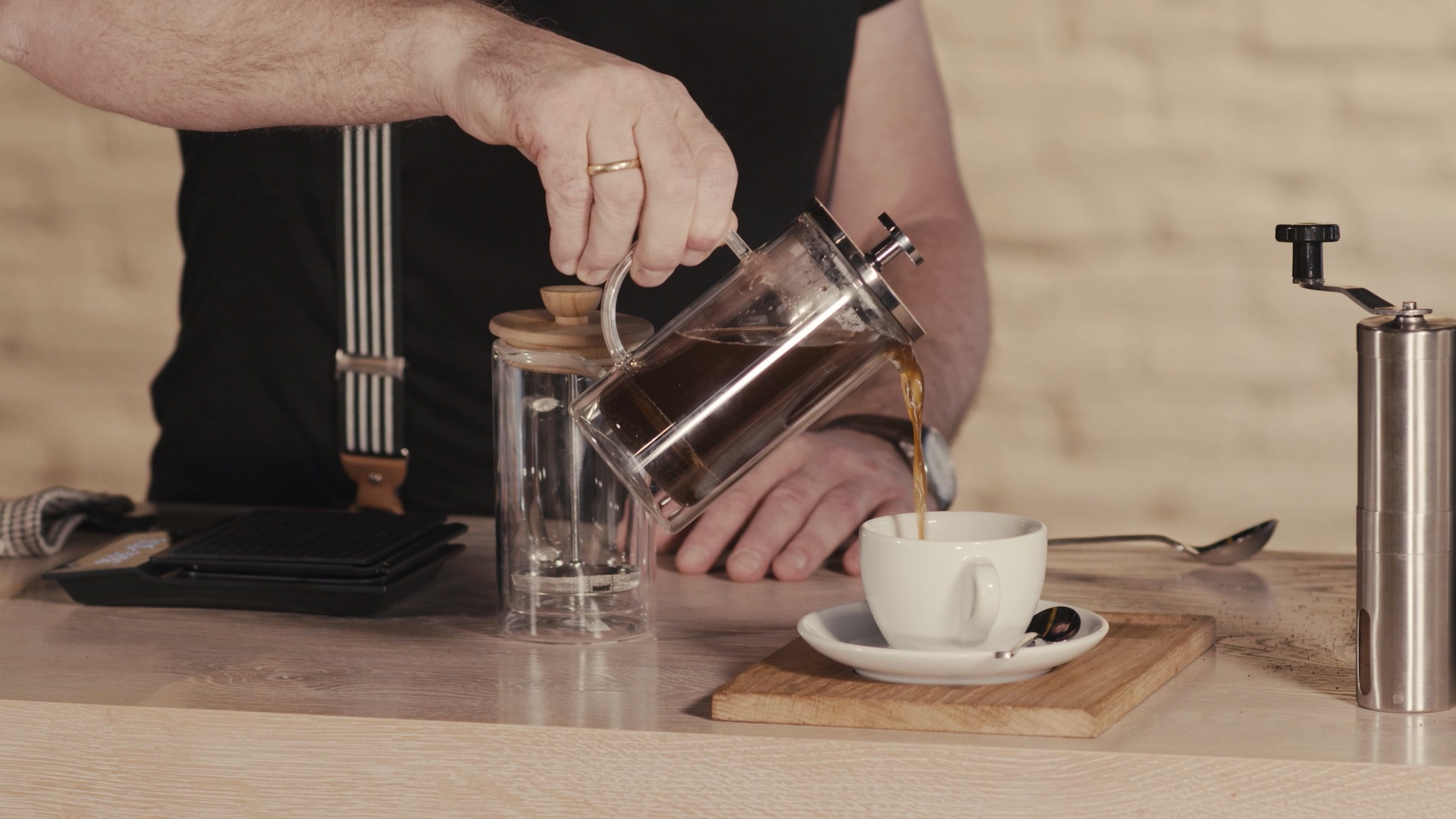 Kaffee filtern und genießen
