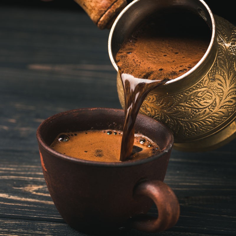 Mokka oder Türkischer Kaffee