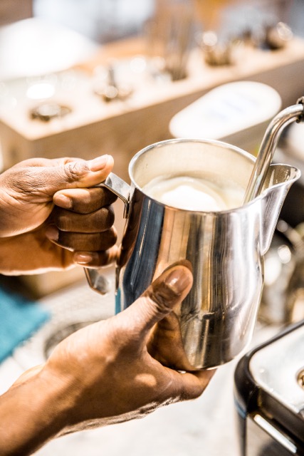 Milch aufschäumen