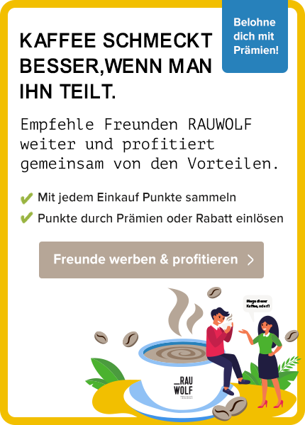 Empfehle RAUWOLF Freunden weiter